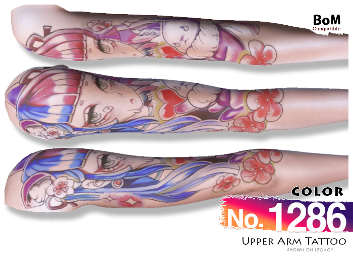 (Upper Arm Tattoo) No.1286 Color