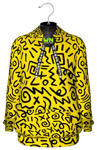 :::WN:::LEONARD HOODIE PATTERN:::F6