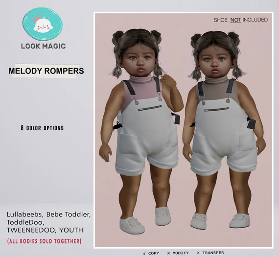 [LOOK MAGIC] Melody ROMPERS brown_LB/TD/BB/TW/YOUTH  (add )