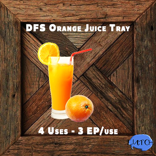 DFS Orange Juice Tray 