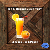 DFS Orange Juice Tray 