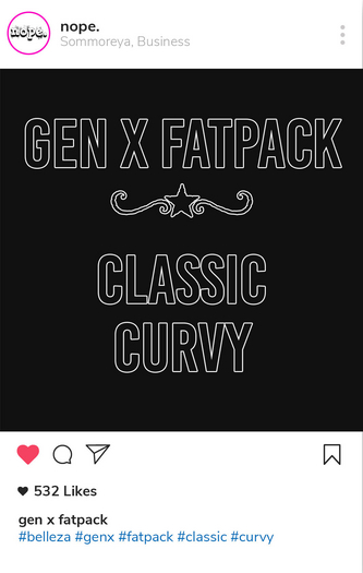 nope. lyla - plaid gen x fatpack [add & touch]