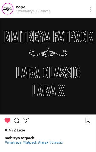 nope. lyla - plaid maitreya fatpack [add & touch]