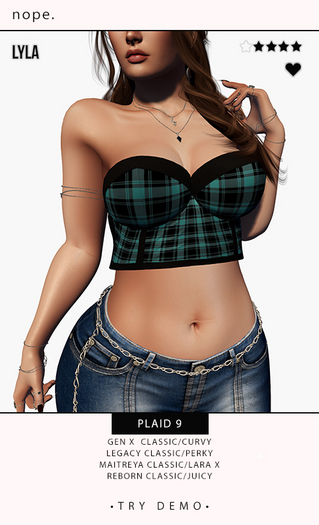 nope. lyla - plaid 9 [add & touch]