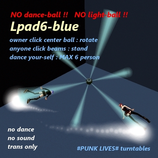 #PLT# Lpad6-blue (light ball standable)