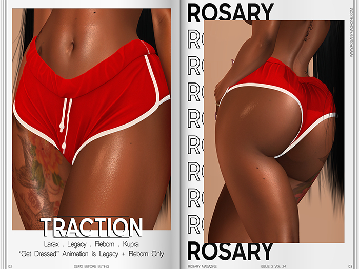 Rosary. Traction . Red