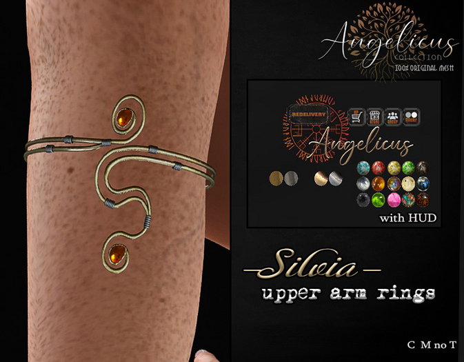 .AngelicUs. Silvia-Upper arm rings
