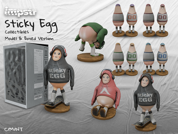 IMPSTR - Sticky Egg - Full Set (FATPACK)