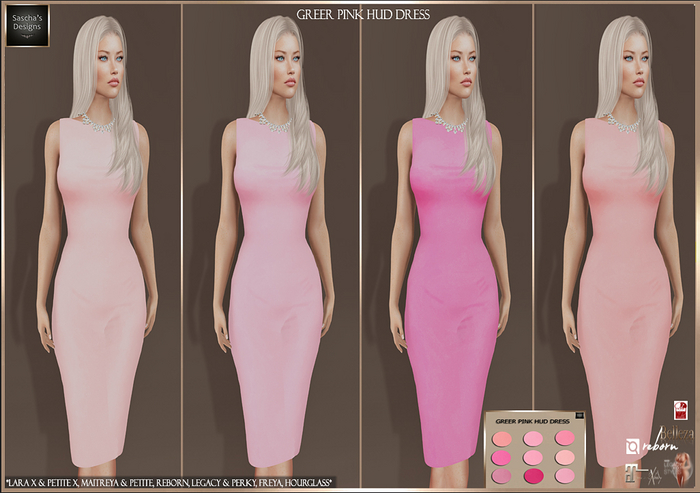 SAS - Greer Pink HUD Dress (LaraX & MB)  