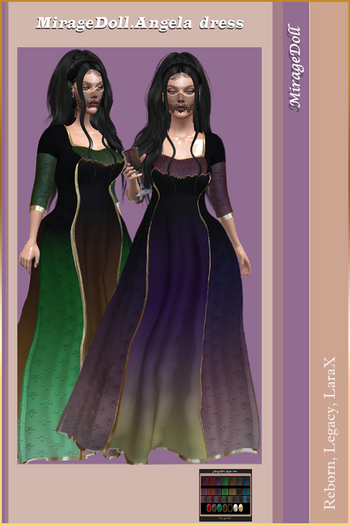 MirageDoll.Angela dress (Fatpack)