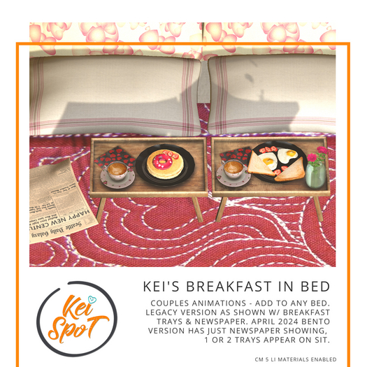 Kei's Breakfast in Bed - Update!