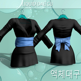Black Blue Kimono MAITREYA