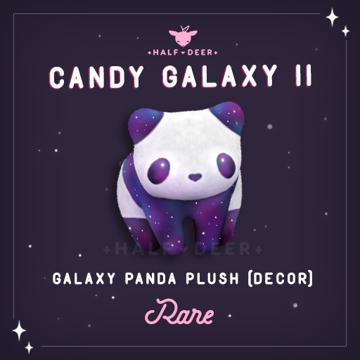 +Half-Deer+ Candy Galaxy II - Galaxy Panda - Sit (rez) RARE