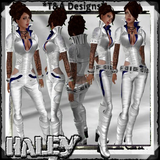 *T&A DESIGNS* Haley outfit belt  accessories and boots *TD* WHITE