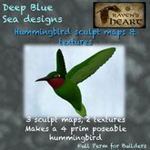 *RH* Hummingbird sculpt & texture set (crated)