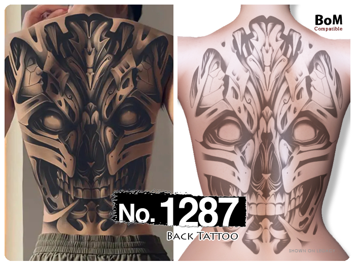 (Back Tattoo) No.1287