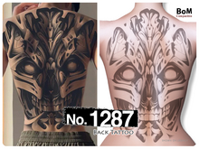 (Back Tattoo) No.1287