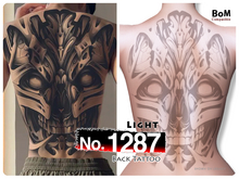 (Back Tattoo) No.1287 Light