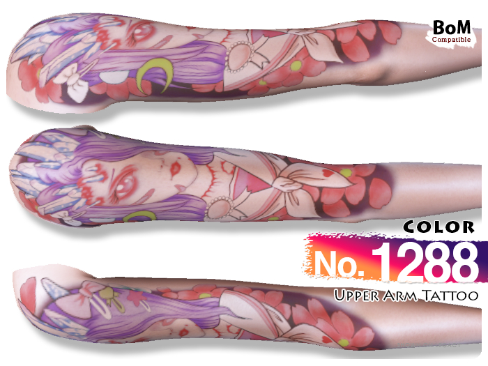 (Upper Arm Tattoo) No.1288 Color