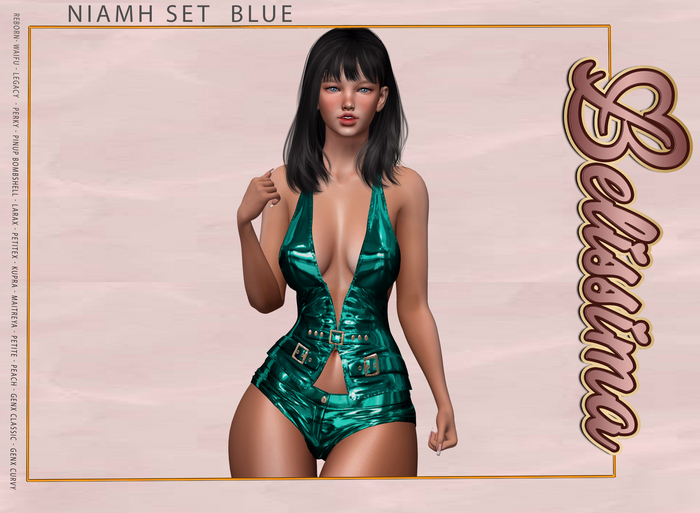 [Belissima] Niamh Set  Blue