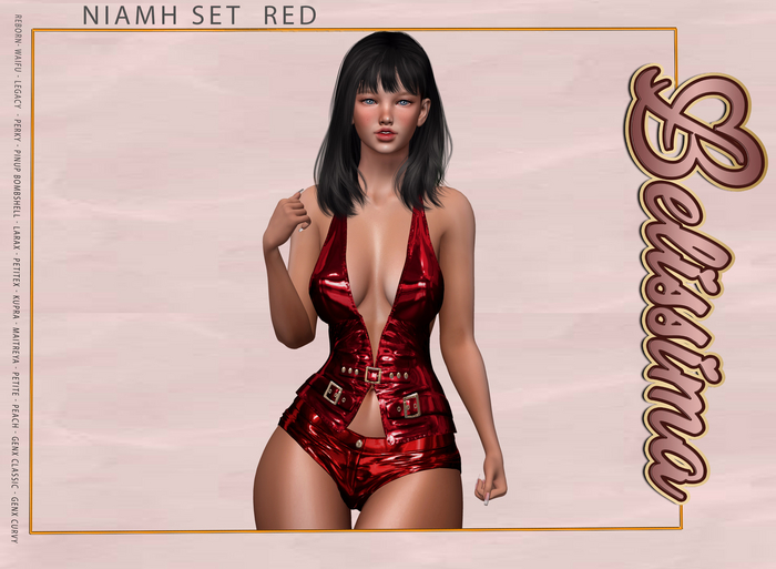 [Belissima] Niamh Set  Red