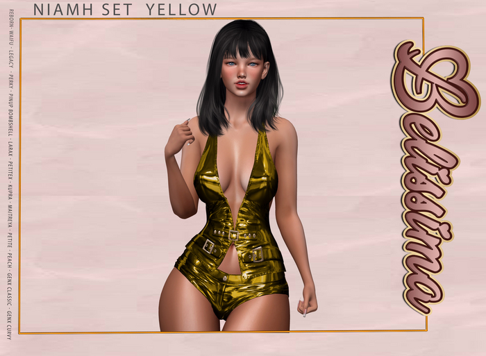 [Belissima] Niamh Set  Yellow