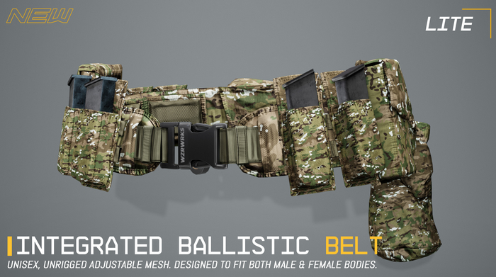 WAZ -  Integrated Ballistic Belt (LITE)