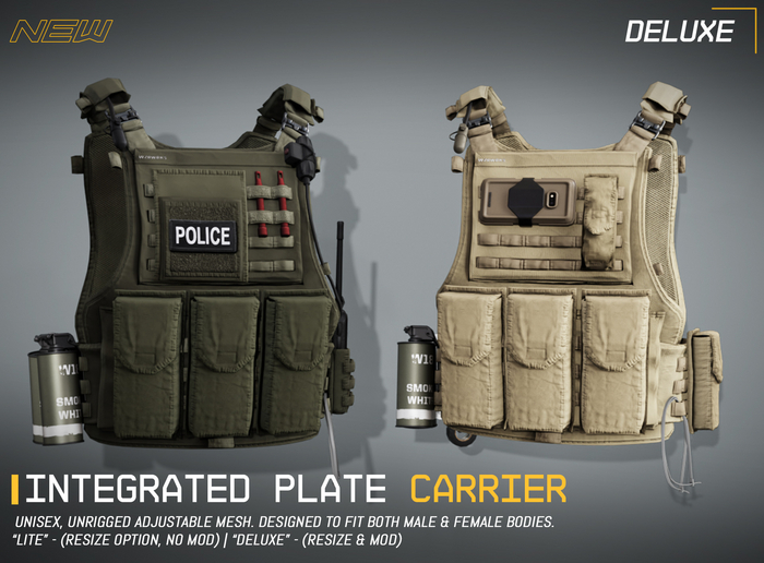 WAZ - Integrated Plate Carrier "Deluxe" (Plain Pack)