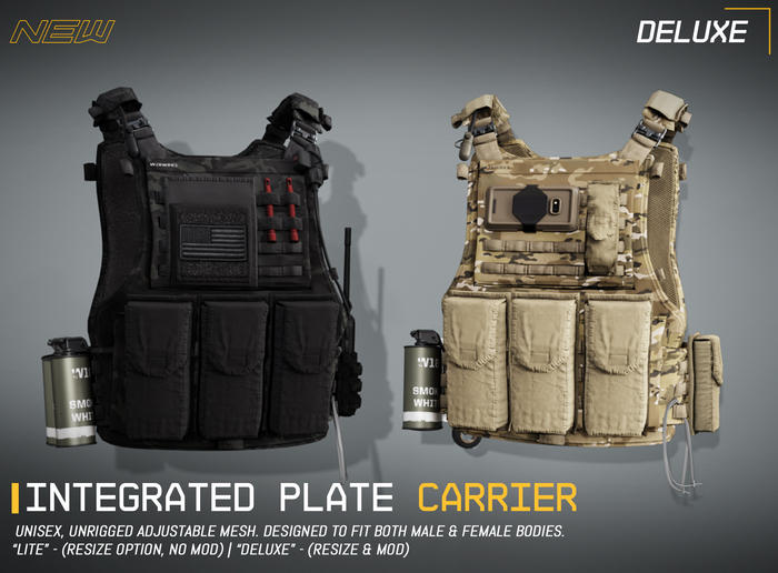 WAZ - Integrated Plate Carrier "Deluxe" (Camo Pack) 