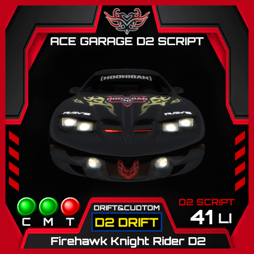 [AG.D2] Firehawk Knight Rider D2