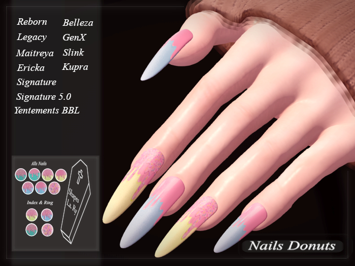 !Nails Donuts-Fatpack-Lary