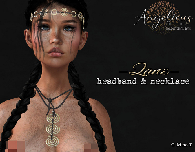 .AngelicUs. Zane necklace and  headband 