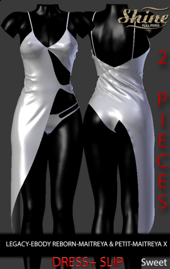 [SHINE FULL PERM] DRESS + SLIP SWEET