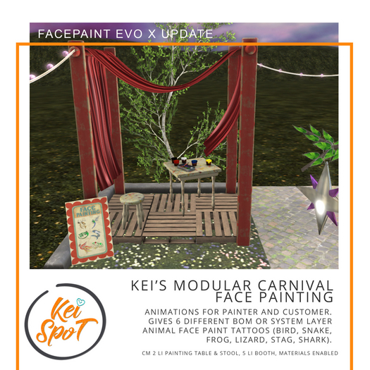 Kei's Modular Carnival (face painting)