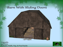 Barn With sliding Doors By Luna Bliss