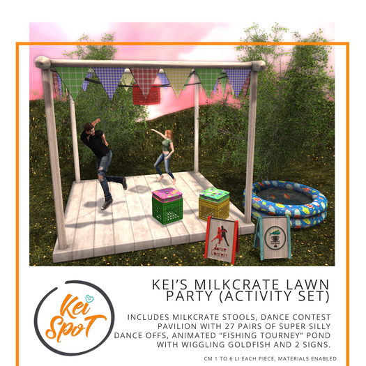 Kei's Milkcrate Lawn Party Activity Set