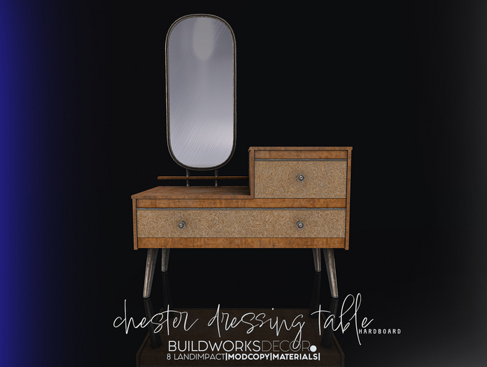 buildworksdecor ~ Chester Dressing Table Hardboard / Boxed