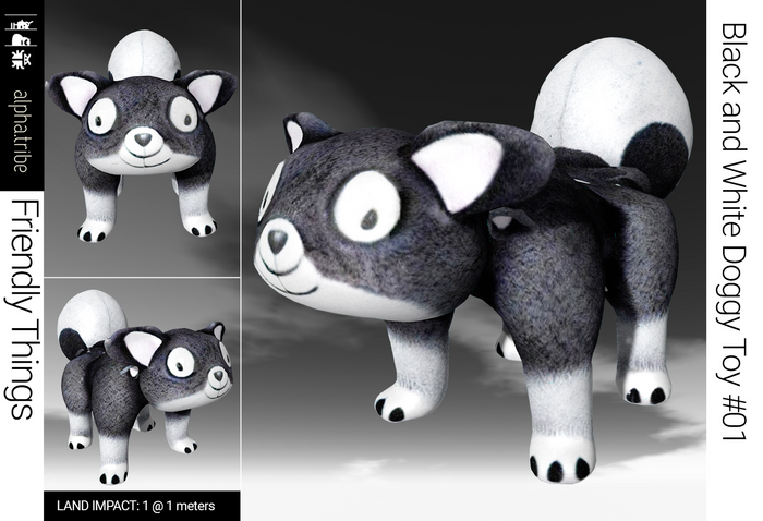 alpha.tribe::: [Friendly Things] B&W Doggy 01 LI 1 @ 1 meters