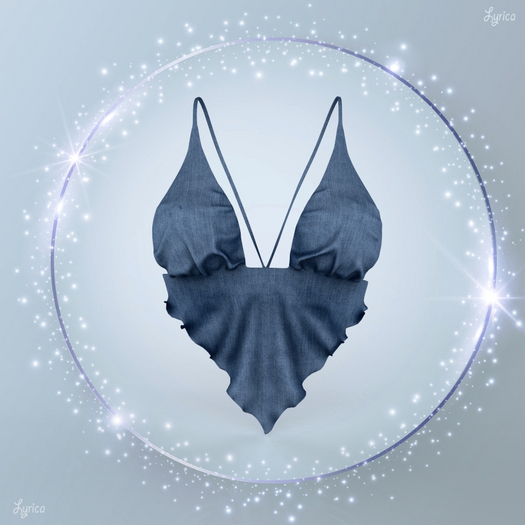 Denim Flatter Top Waifu