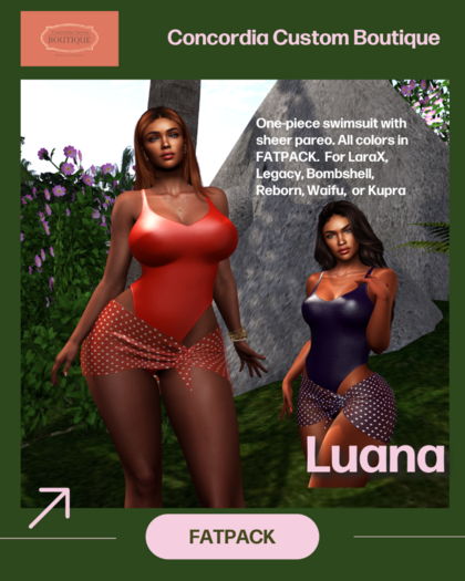 FATPACK Luana Swimsuit for Reborn
