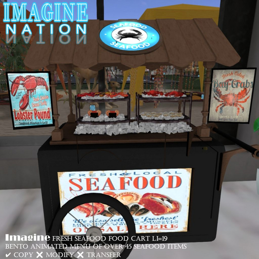 Imagine Fresh Seafood Cart