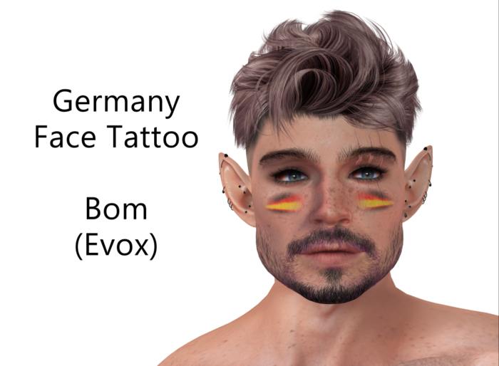 Teutonic - Germany Face Tat