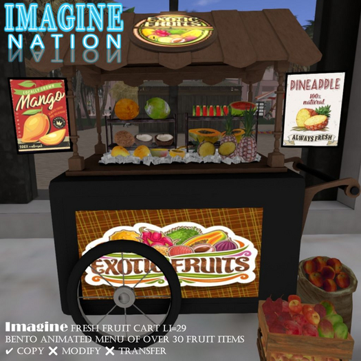 Imagine Fresh Fruit Cart