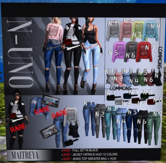 N-Uno - Rita Outfit + HUD // RARE