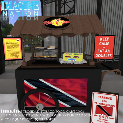 Imagine Trinidad Food & Drink Cart