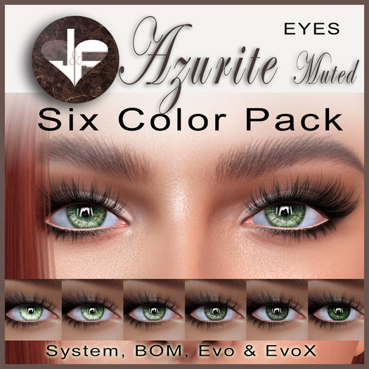 January ~ Eyes Azurite M GreenFATPACK