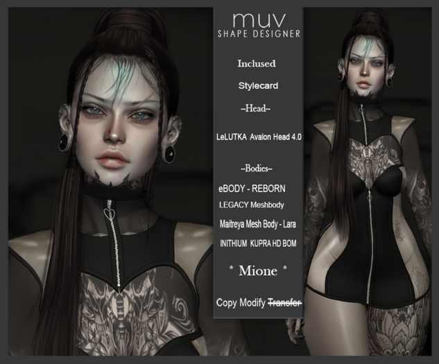 muv shape designer - Mione