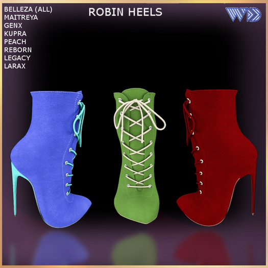 WAD DESIGNS ROBIN HEELS
