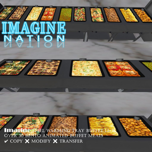 Imagine Steel Warming Tray Buffet2