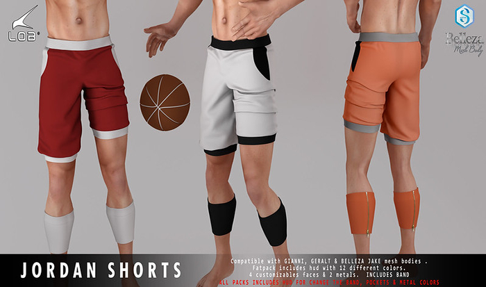 [LOB] JORDAN SHORTS - FATPACK